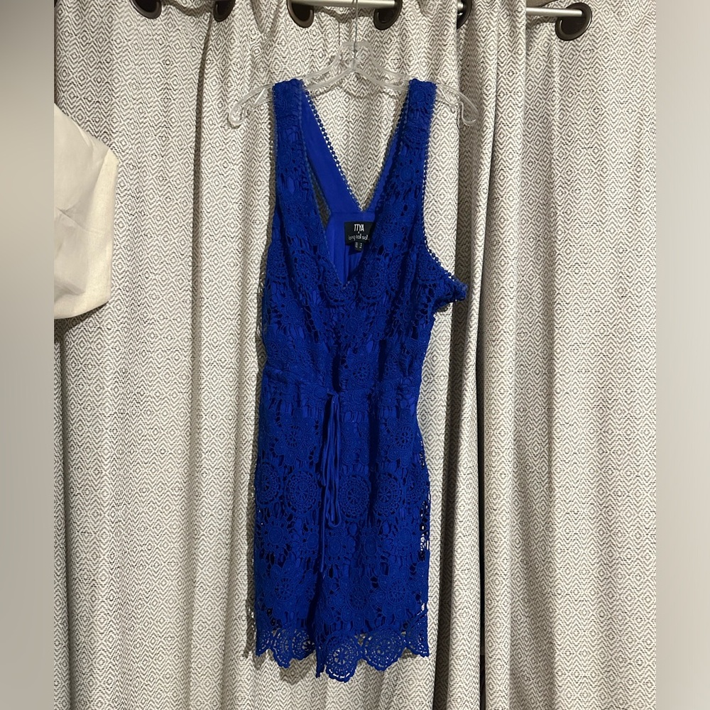 Long Tall Sally x TTYA Blue Lace Romper